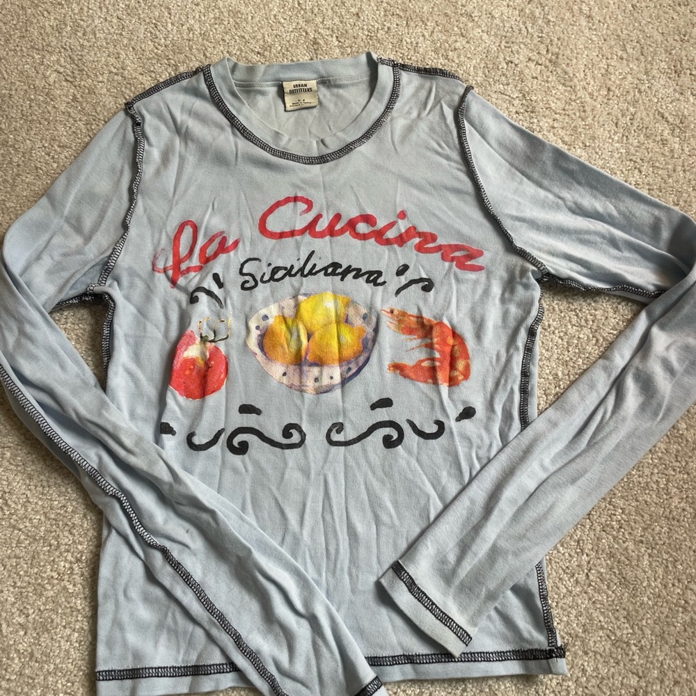 Urban Outfitters Light Blue Tee